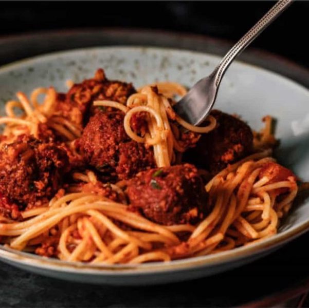 Falafel Spaghetti Bolognaise